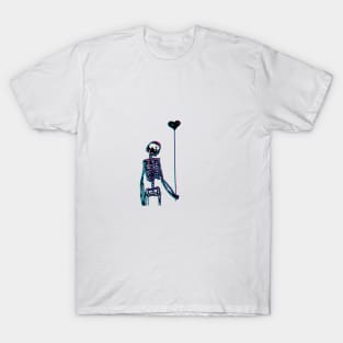 “Hi” Balloon Skeleton T-Shirt